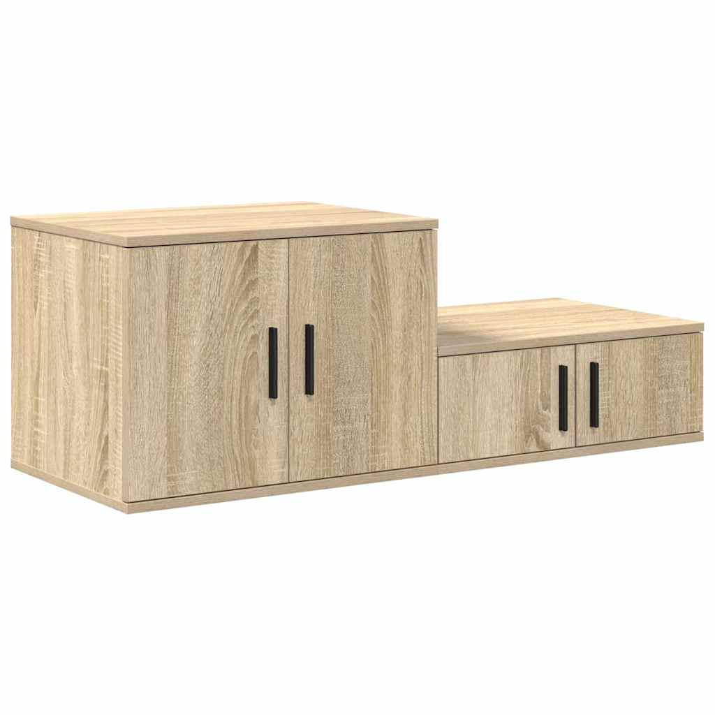 Opbevaringsskab Sonoma-eg 127 x 41 x 40 cm Konstrueret træ