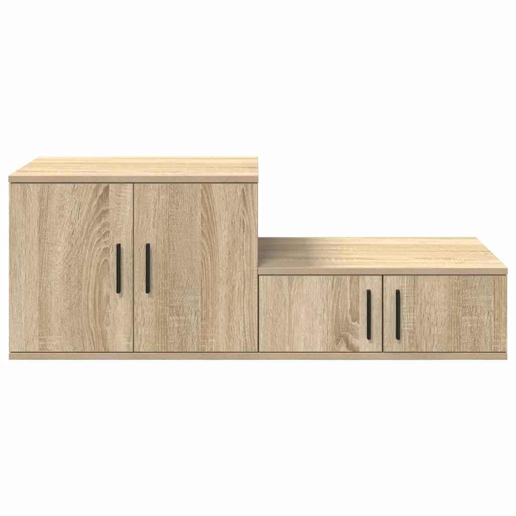Opbevaringsskab Sonoma-eg 127 x 41 x 40 cm Konstrueret træ