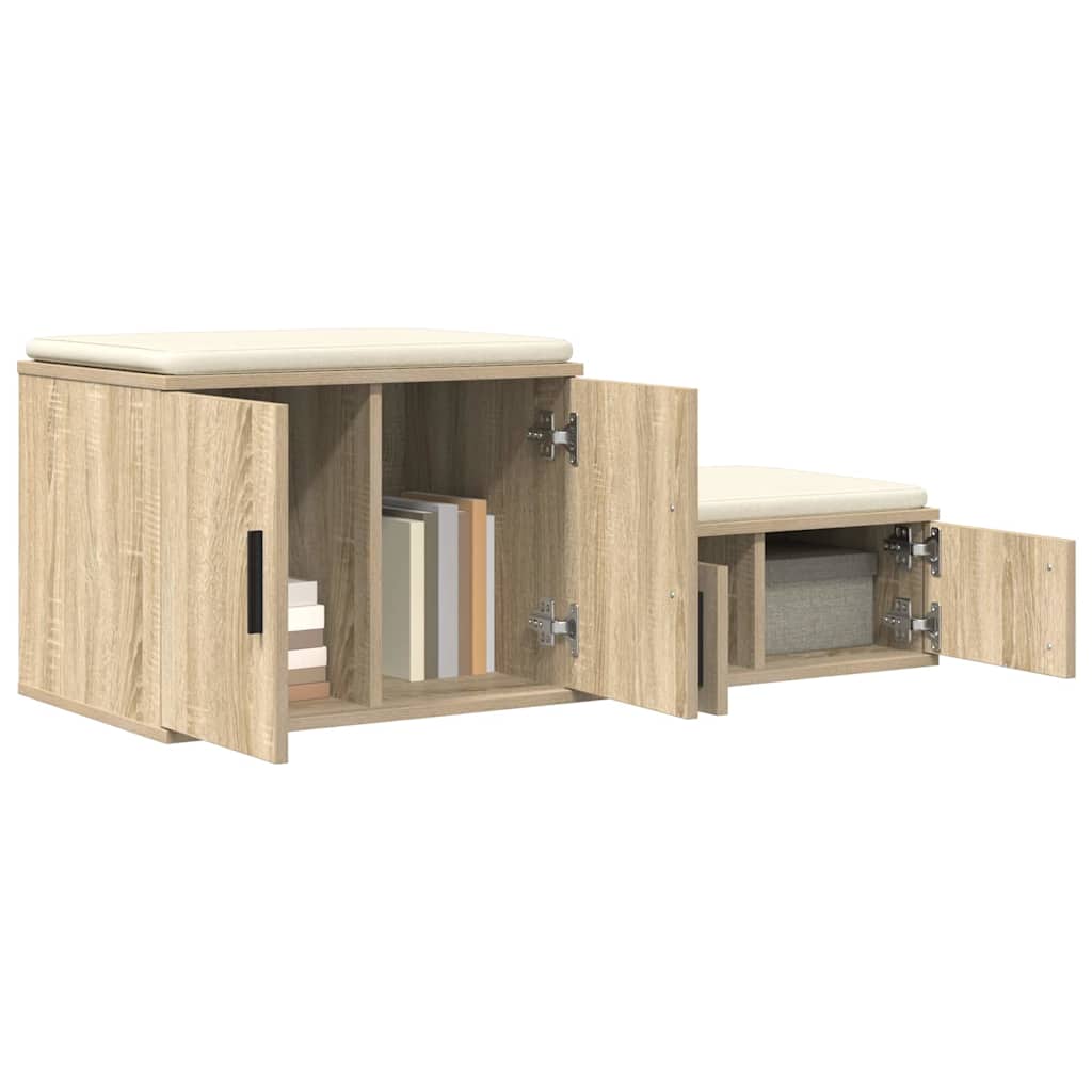 Opbevaringsskab Sonoma-eg 127 x 41 x 40 cm Konstrueret træ
