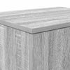Opbevaringsskab Grå sonoma-eg 127 x 41 x 40 cm Konstrueret træ