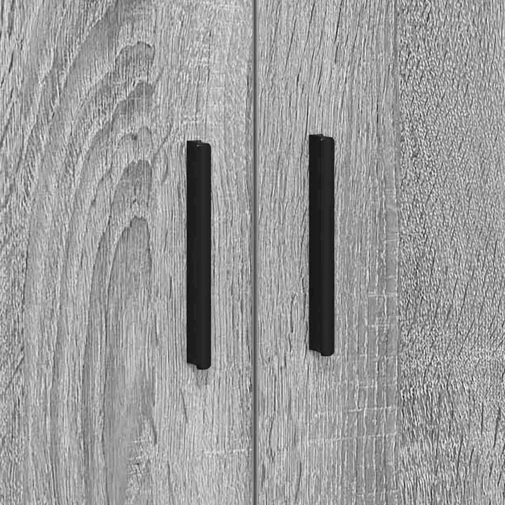 Opbevaringsskab Grå sonoma-eg 127 x 41 x 40 cm Konstrueret træ