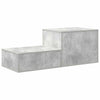 Opbevaringsskab Betongrå 118 x 41 x 40 cm Konstrueret træ