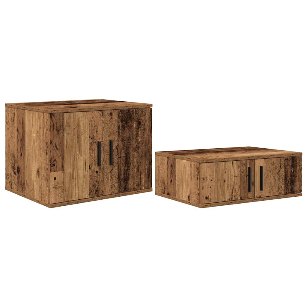 Opbevaringsskab Gammelt træ 118 x 41 x 40 cm Konstrueret træ