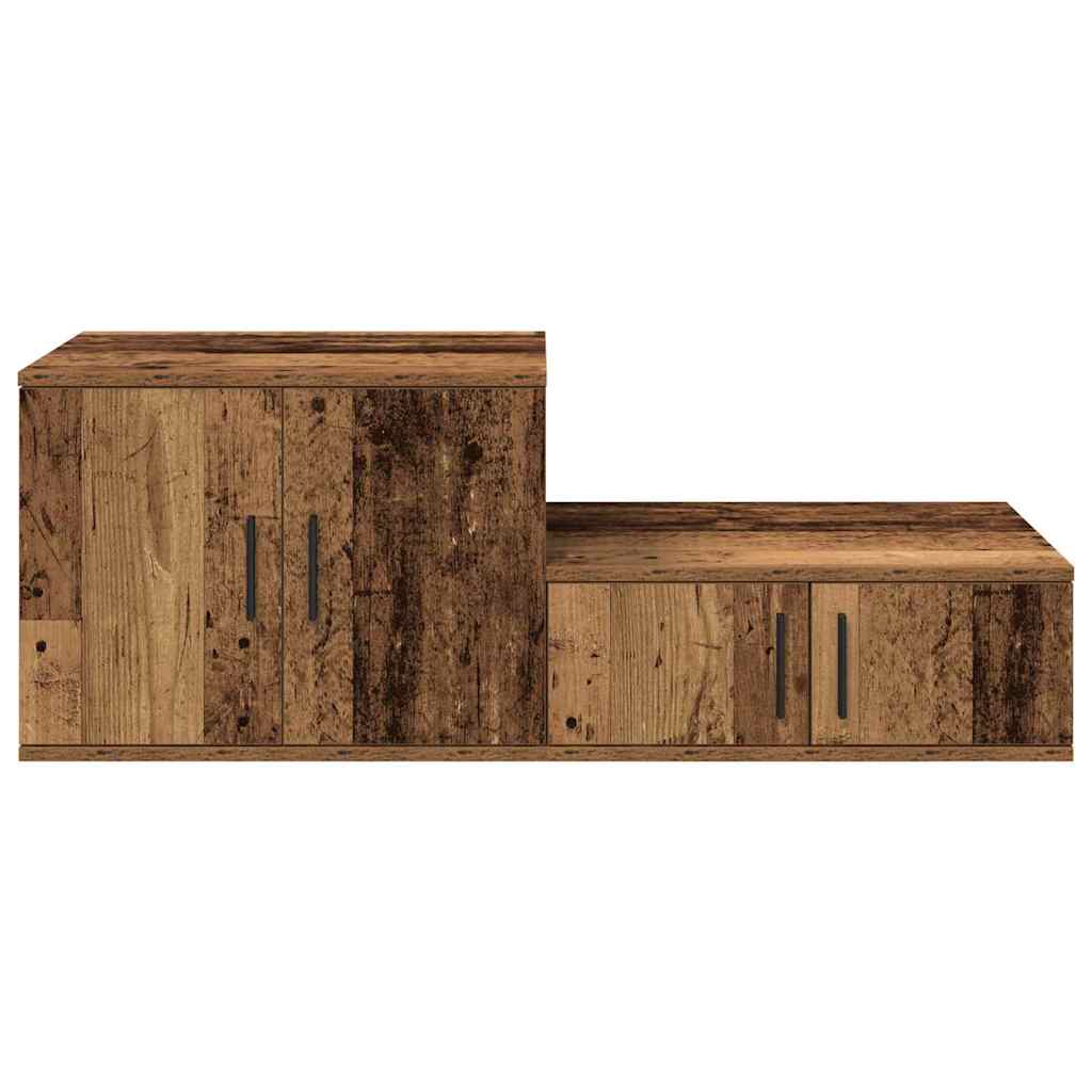 Opbevaringsskab Gammelt træ 118 x 41 x 40 cm Konstrueret træ
