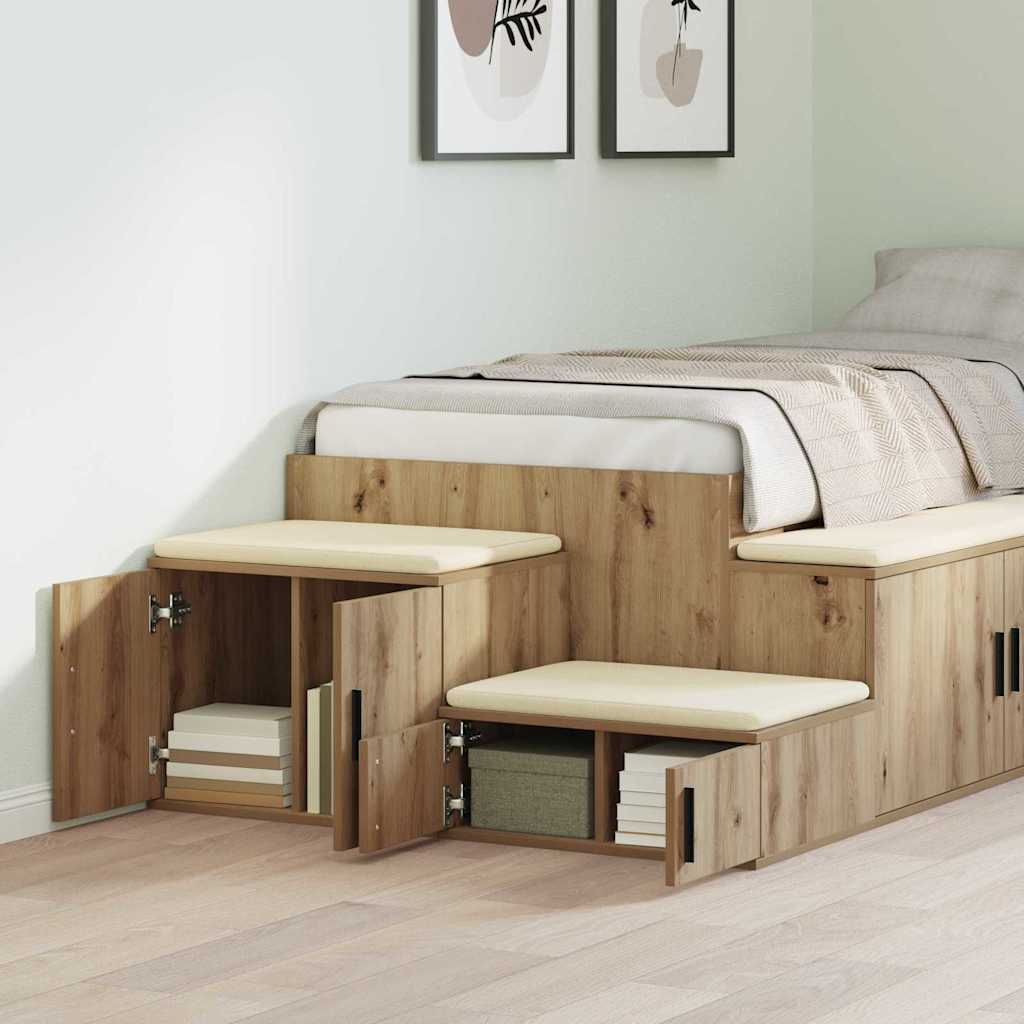 Opbevaringsskab artisan eg 108 x 41 x 40 cm Konstrueret træ