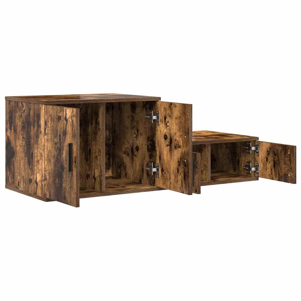 Opbevaringsskab Røget eg 103 x 41 x 40 cm Konstrueret træ
