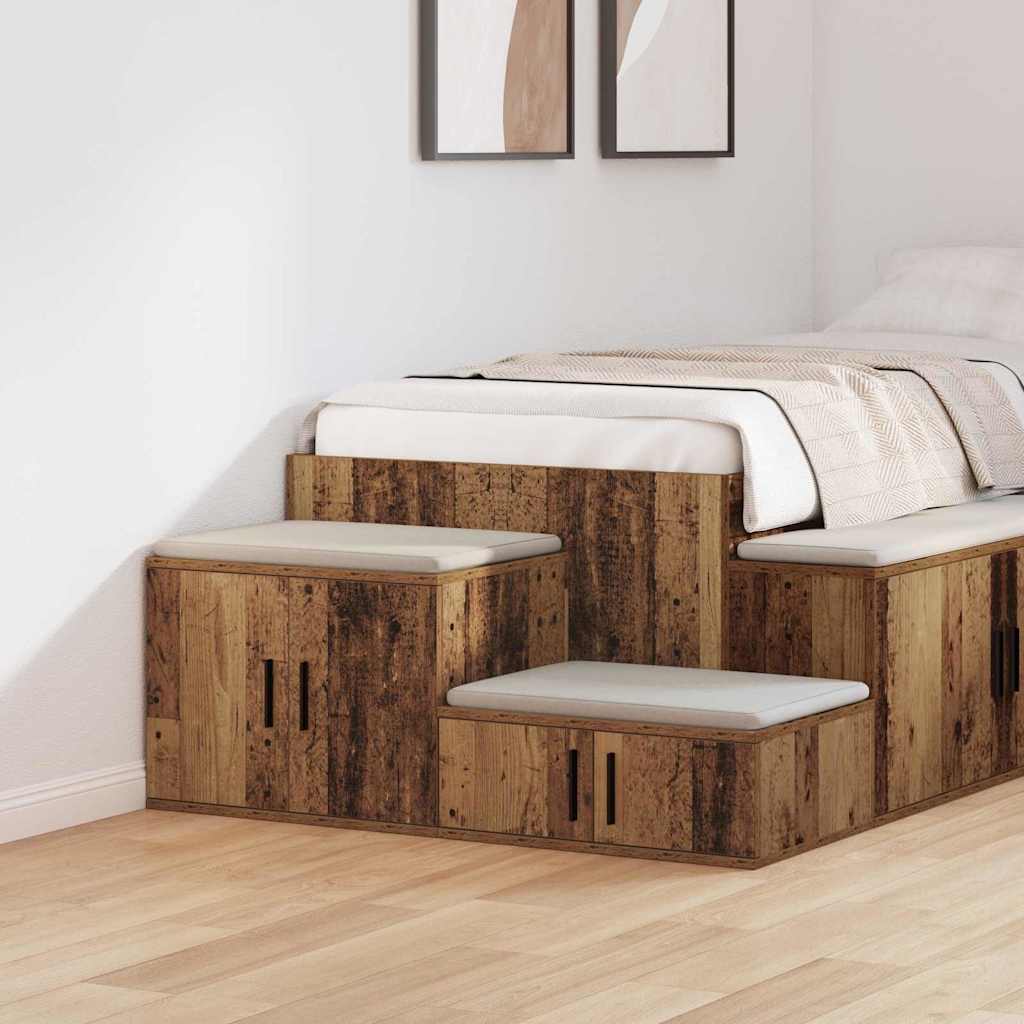Opbevaringsskab Gammelt træ 103 x 41 x 40 cm Konstrueret træ