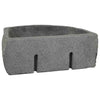 Væghængt Basin Grå (38-45) x (30-35) x 15 cm Flodsten