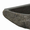 Vægmonteret Hjørnevask Grå (30-37) x (30-37) x 12 cm Flodsten