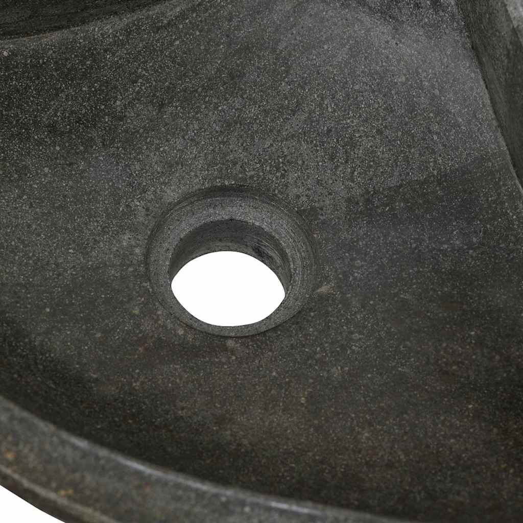 Vægmonteret Hjørnevask Grå (38-45) x (38-45) x 12 cm Flodsten