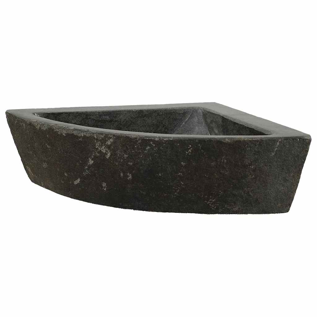 Vægmonteret Hjørnevask Grå (38-45) x (38-45) x 12 cm Flodsten
