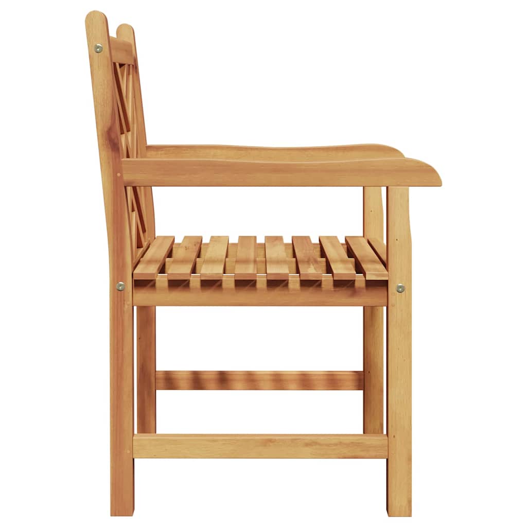 Stol 2 pcs Brun 60 x 58 x 90 cm Massiv Teaktræ