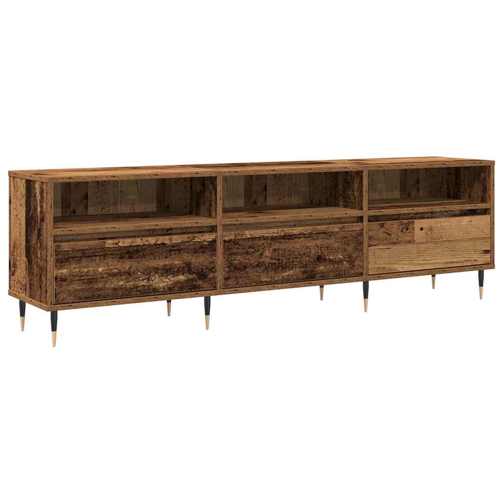 TV-skab Gammelt træ 150 x 30 x 44.5 cm Konstrueret træ