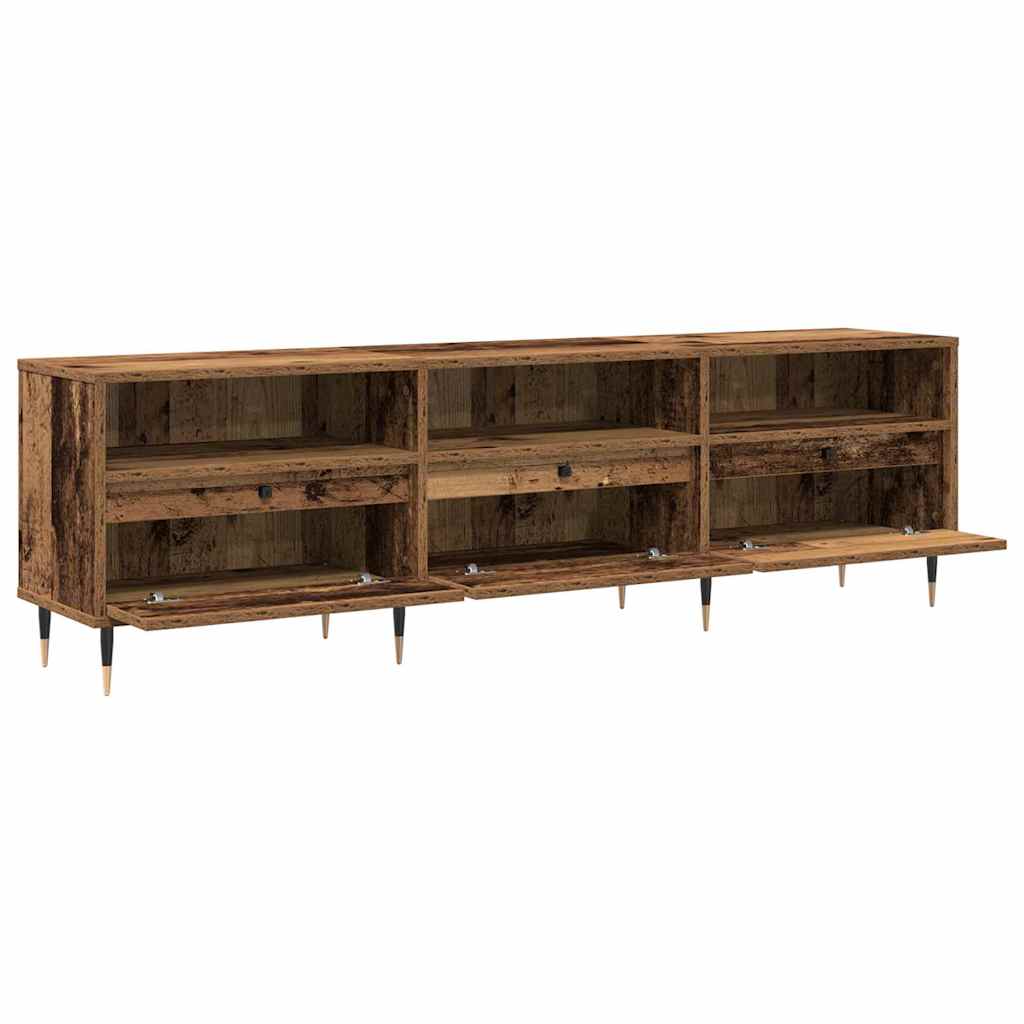 TV-skab Gammelt træ 150 x 30 x 44.5 cm Konstrueret træ