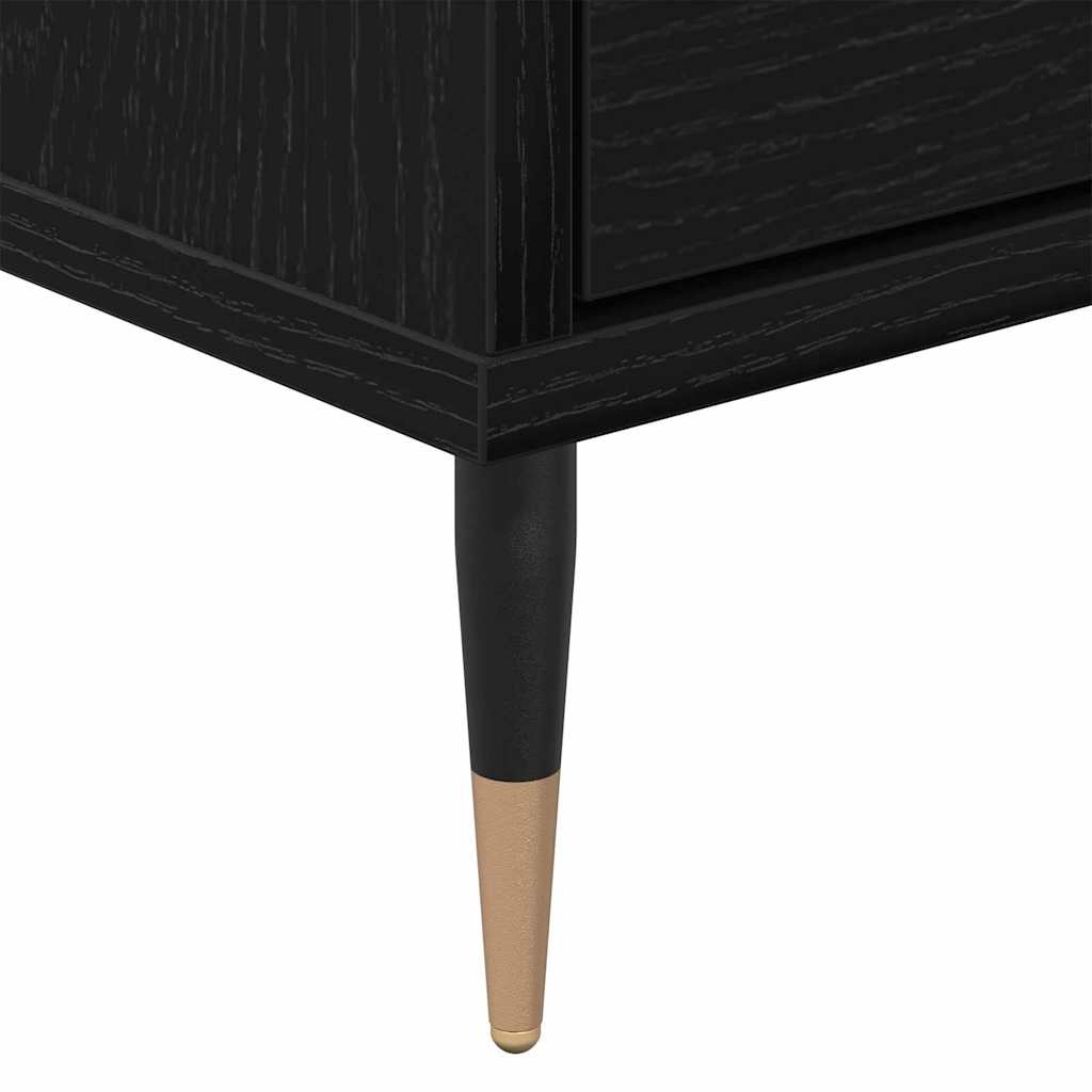 TV-skab Sort eg 150 x 30 x 44.5 cm Konstrueret træ