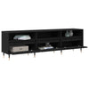 TV-skab Sort eg 150 x 30 x 44.5 cm Konstrueret træ