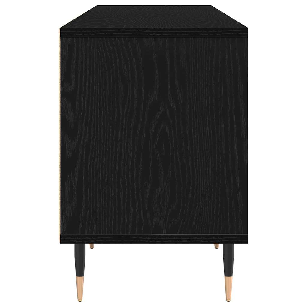 TV-skab Sort eg 150 x 30 x 44.5 cm Konstrueret træ