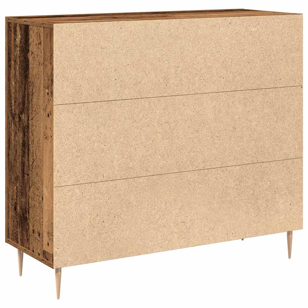 Sideboard Gammelt træ 90 x 34 x 80 cm Konstrueret træ