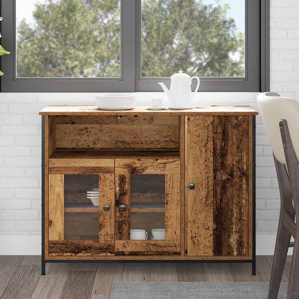 Sideboard Gammelt træ 100 x 35 x 75 cm Konstrueret træ