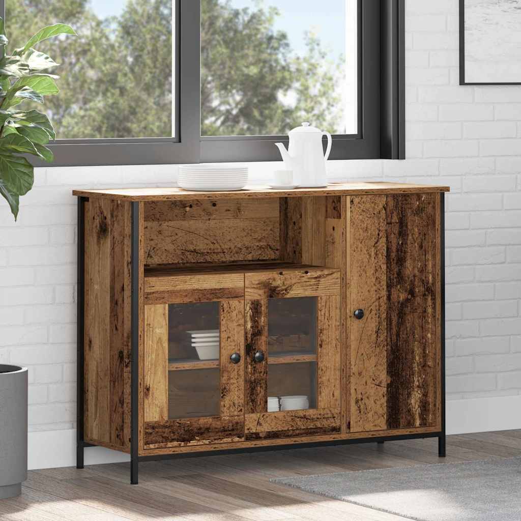 Sideboard Gammelt træ 100 x 35 x 75 cm Konstrueret træ