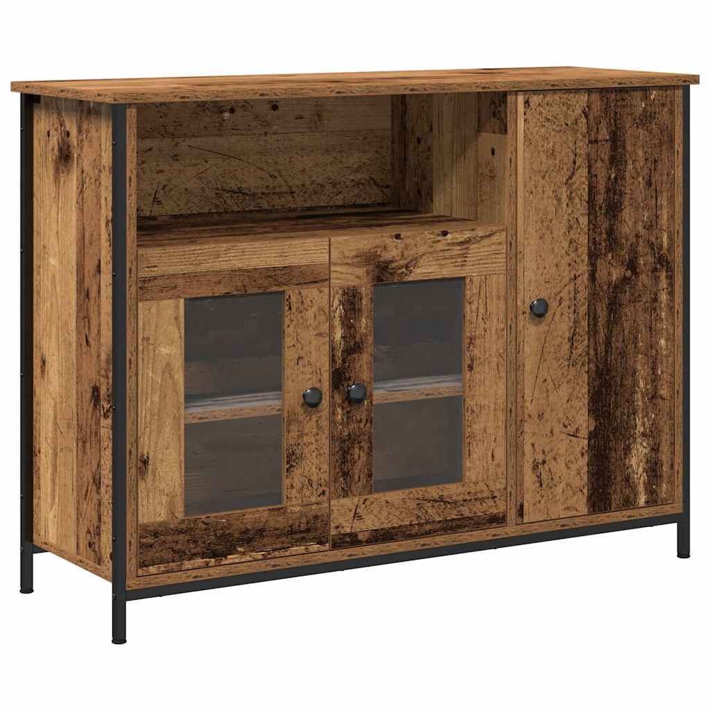 Sideboard Gammelt træ 100 x 35 x 75 cm Konstrueret træ