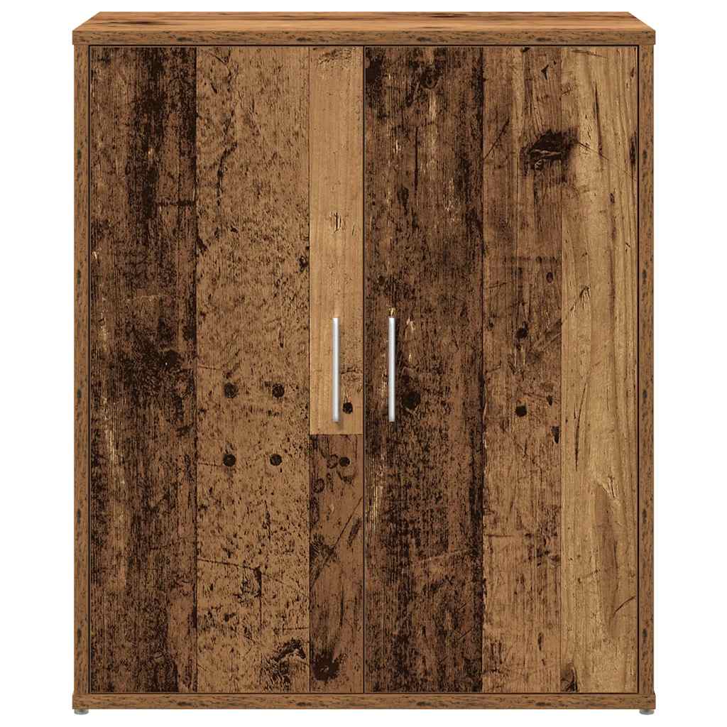 skænk 60x31x70 cm konstrueret træ antikt træ