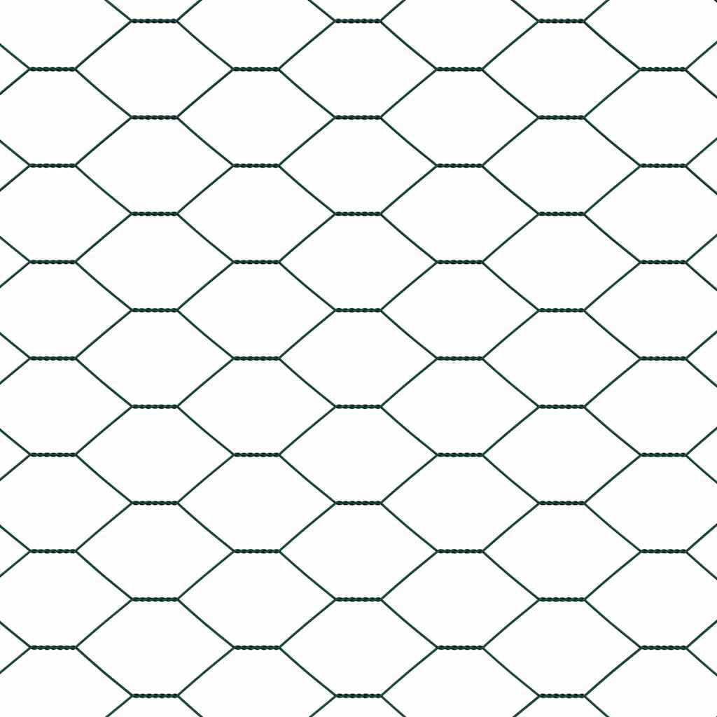 Hexagon Hegn Grøn 1,4 x 25 m PVC
