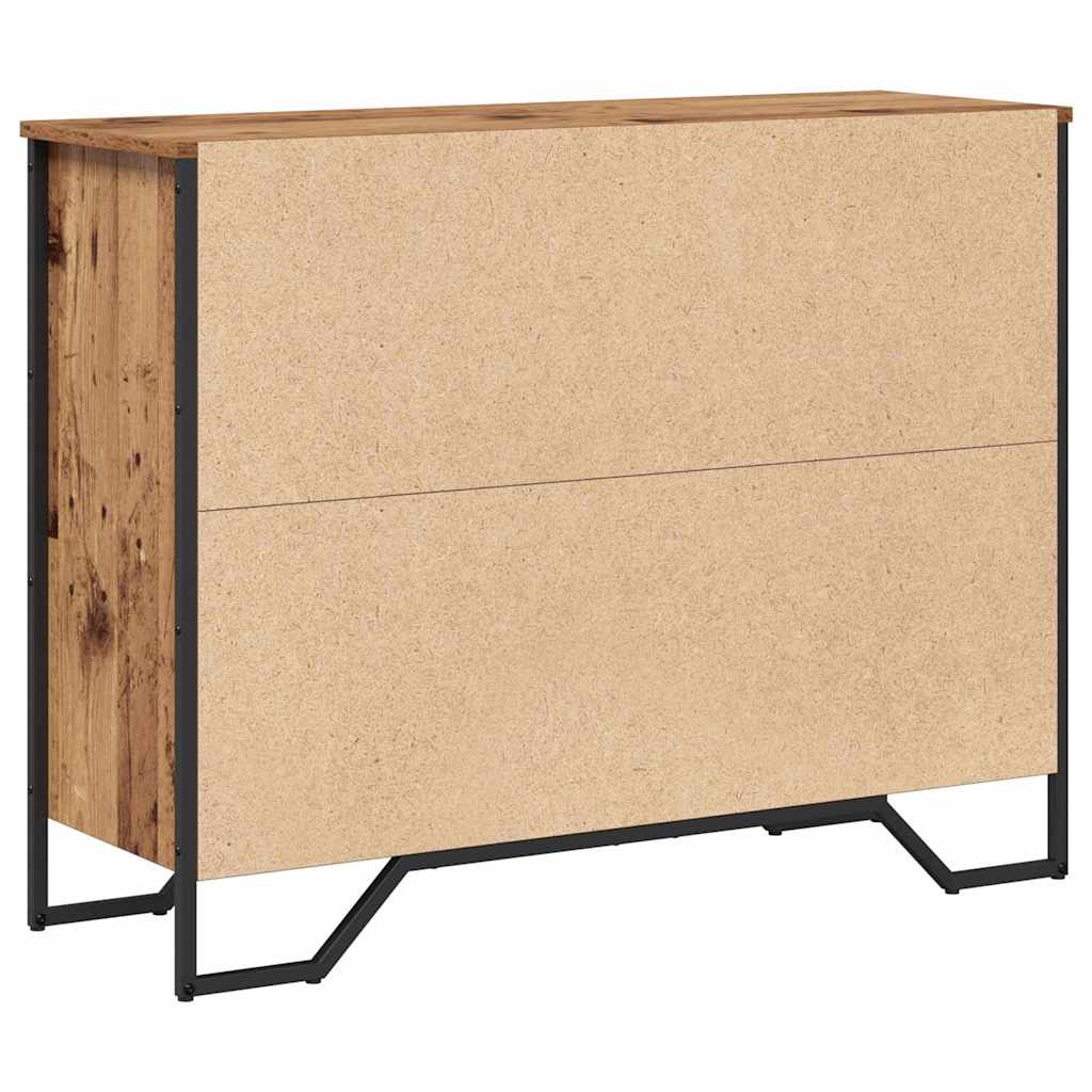 Sideboard Gammelt træ 97 x 32.5 x 74.5 cm Konstrueret træ