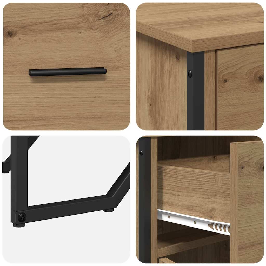 Sideboard artisan eg 97 x 32.5 x 74.5 cm Konstrueret træ