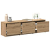 TV-skab med skuffe artisan eg 140 x 34 x 40 cm Konstrueret træ