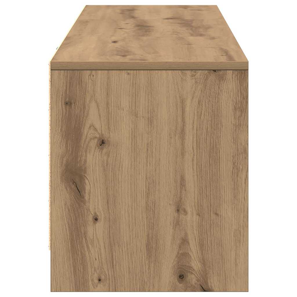 TV-skab med skuffe artisan eg 140 x 34 x 40 cm Konstrueret træ