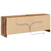 TV-skab Brun 139.5 x 34 x 50 cm Konstrueret træ