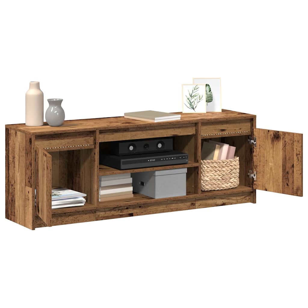 TV-skab Brun 139.5 x 34 x 50 cm Konstrueret træ