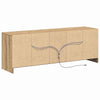 TV-skab Brun 139.5 x 34 x 50 cm Konstrueret træ