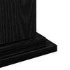 Displaystander med dør Sort eg 31 x 30 x 90 cm Konstrueret træ