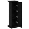 Displaystander med dør Sort eg 31 x 30 x 90 cm Konstrueret træ