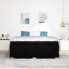 Sengestel Sort 180 x 200 cm Stof