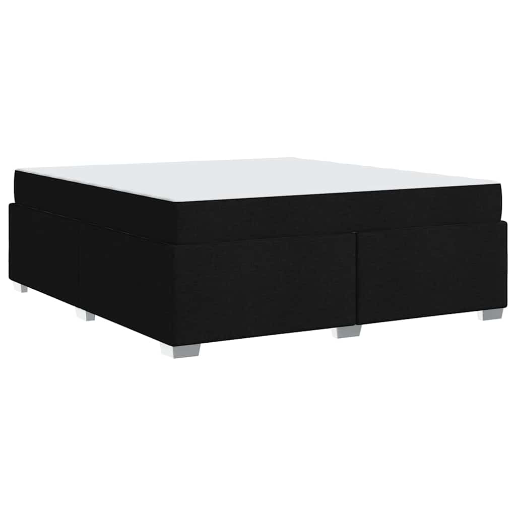 Sengestel Sort 180 x 200 cm Stof