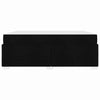 Sengestel Sort 180 x 200 cm Stof