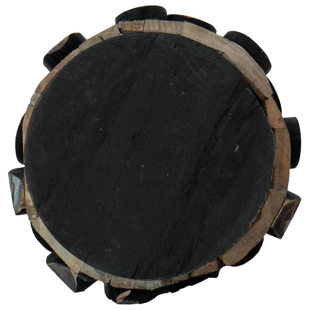 Juletræ med stativ Brun 60 cm Massivt teaktræ