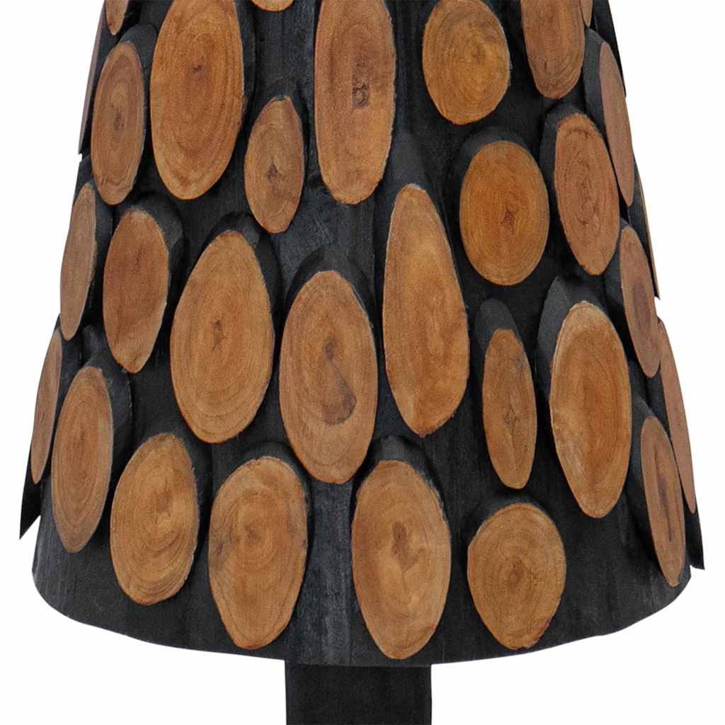 Juletræ med stativ Brun 120 cm Massivt teaktræ