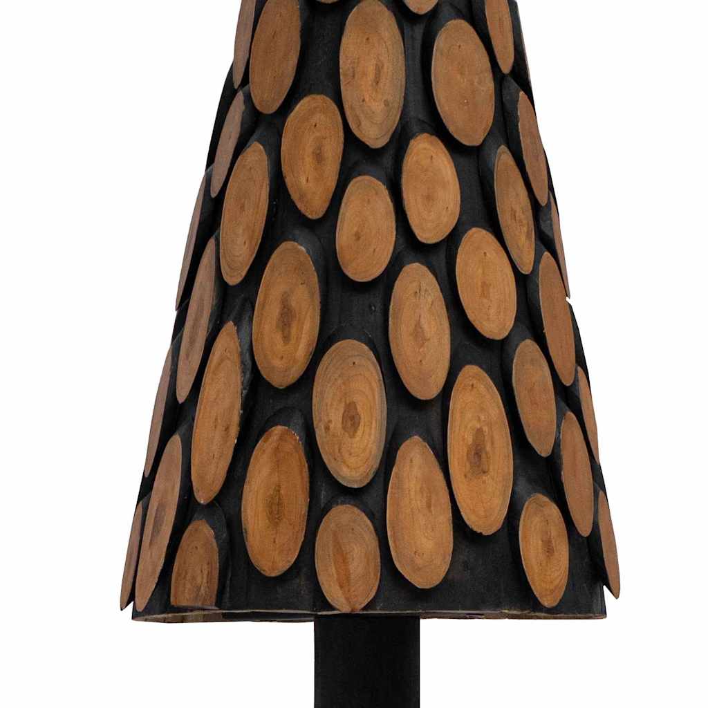 Juletræ med stativ Brun 150 cm Massivt teaktræ