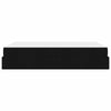 Sengestel med opbevaring Blcak 160 x 200 cm Stof