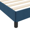 Box spring seng med madras Blå 120 x 190 cm Stof
