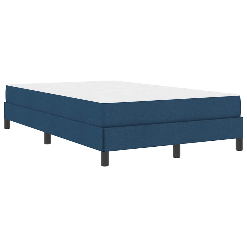 Box spring seng med madras Blå 120 x 190 cm Stof