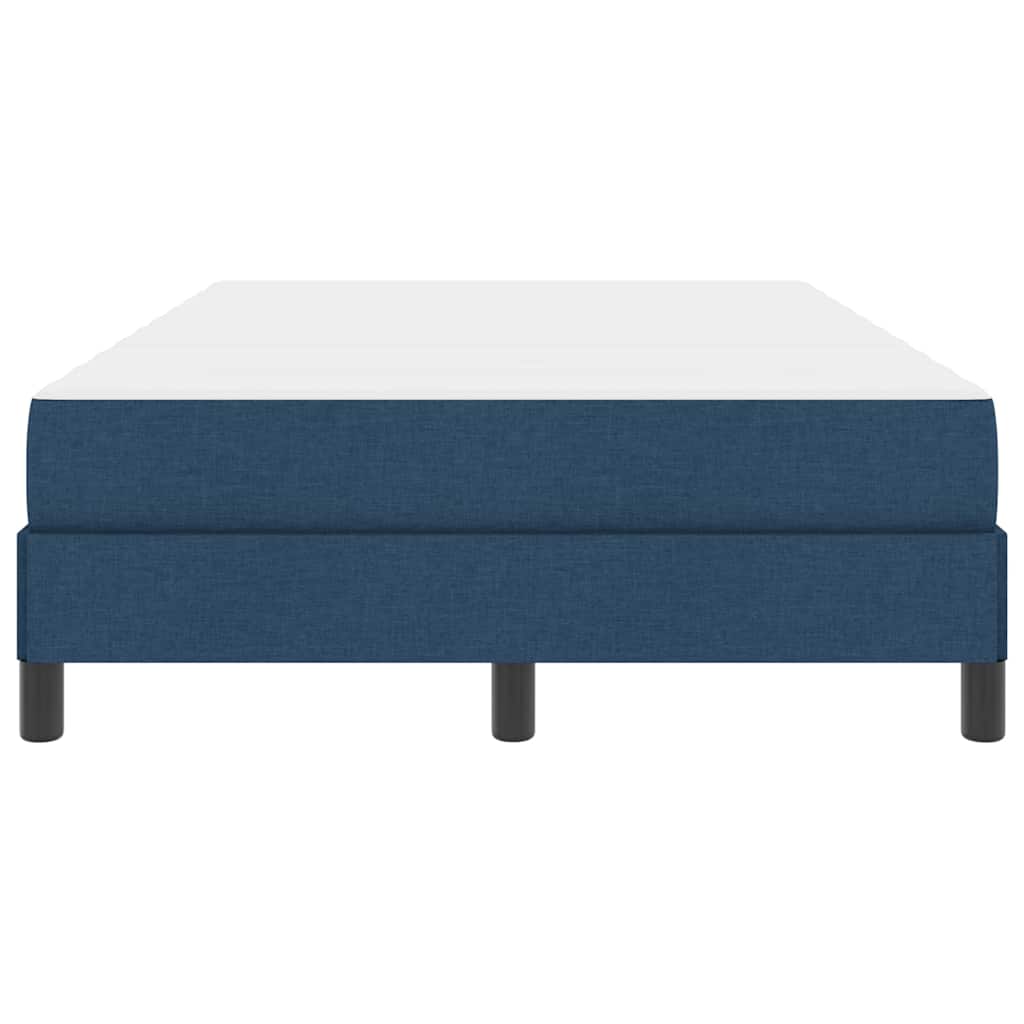 Box spring seng med madras Blå 120 x 190 cm Stof