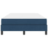 Box spring seng med madras Blå 120 x 190 cm Stof