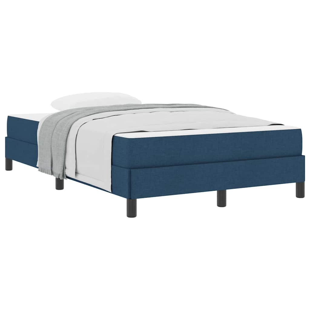 Box spring seng med madras Blå 120 x 190 cm Stof
