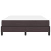 Box spring seng med madras Mørkebrun 140 x 200 cm Stof