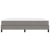 Box spring seng med madras Gråbrun 180 x 200 cm Stof